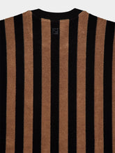 Fendi Brown Pequin Terry T-Shirt