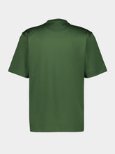 Fendi Green Oversized Cotton T-Shirt
