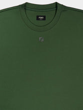 Fendi Green Oversized Cotton T-Shirt
