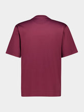 Fendi Burgundy Cotton T-Shirt
