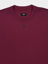 Fendi Burgundy Cotton T-Shirt