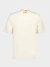 Fendi White T-Shirt with Coral Bandana Pocket