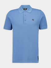 Fendi Light Blue Cotton Piqué Polo Shirt
