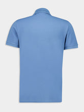 Fendi Light Blue Cotton Piqué Polo Shirt