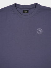 Fendi Dark Blue FF Postcards Cotton T-Shirt