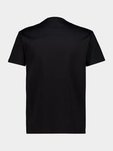 Fendi Black Cotton FF Selleria Logo T-Shirt