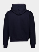 Fendi Navy Hooded Zip-Up Sweatshirt