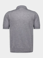 Fendi Grey Wool Polo Shirt
