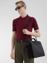 Fendi Ruby Red Wool Polo Shirt