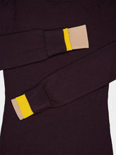 Fendi Dark Purple Wool Dress