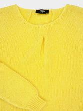 Fendi Yellow Mohair Jumper