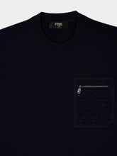 Fendi Navy Blue Wool Jumper