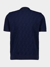 Fendi Blue FF Selleria Cotton Pullover
