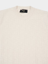 Fendi White FF Selleria Cotton Pullover