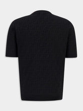 Fendi Black FF Cotton Short-Sleeve Pullover