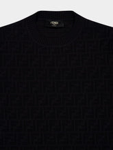 Fendi Black FF Cotton Short-Sleeve Pullover