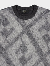 Fendi Crew Neck Alpaca Pullover
