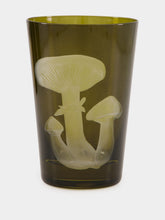ARTĚL Moss Green Mushrooms Tumbler Set of 6