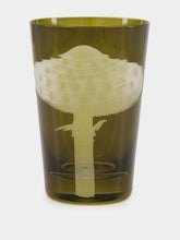 ARTĚL Moss Green Mushrooms Tumbler Set of 6