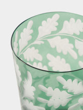 ARTĚL Sage Green Oak Leaves Tumbler