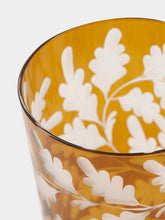 ARTĚL Walnut Brown Oak Leaves Tumbler