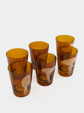 ARTĚL Walnut Brown Mushrooms Single Old Fashioned Set of 6
