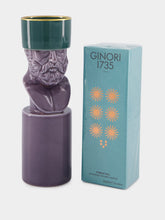 Ginori 1735 Il Letterato Lavander Candle Holder