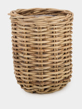 Gommaire Natural Rattan Woven Medium Basket Planter