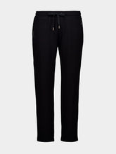 Dolce & Gabbana Black Cotton Drawstring Trousers