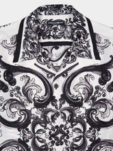 Dolce & Gabbana Majolica Silk Twill Hawaii Shirt