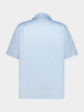 Dolce & Gabbana Light Blue Short-Sleeve Cotton Shirt