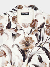 Dolce & Gabbana Silk Hawaiian Shirt with Tulip Print