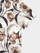 Dolce & Gabbana Silk Hawaiian Shirt with Tulip Print