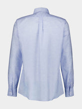 Dolce & Gabbana Light Blue Cotton Linen Shirt
