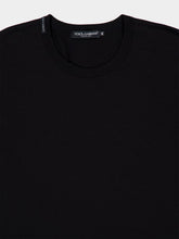 Dolce & Gabbana Black Cotton T-Shirt