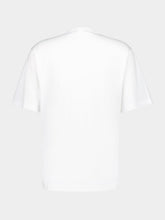 Dolce & Gabbana White Cotton Hand and Coffee Print T-shirt