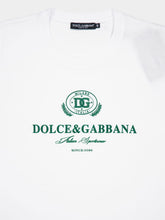 Dolce & Gabbana White Cotton Logo T-Shirt