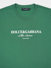 Dolce & Gabbana Green Logo Print T-Shirt