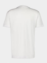 Dolce & Gabbana White Cotton T-Shirt with Logo Print