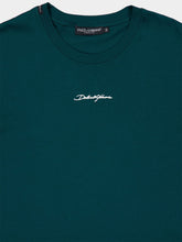 Dolce & Gabbana Dark Green Cotton T-Shirt