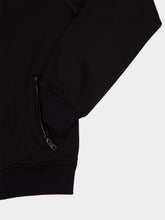 Dolce & Gabbana Black Jersey Zip-Up Sweatshirt