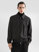 Dolce & Gabbana Gray Wool Jacket with Logo Tag