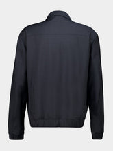 Dolce & Gabbana Grey Wool Jacket with Logo Tag
