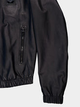 Dolce & Gabbana Black Lambskin Jacket