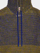 Marni Two-Tone Striped Hooded Sweatshirt