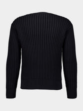 Marni Black Crewneck Cotton Knit Sweater