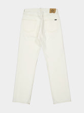 Prada White Old Denim Five-Pocket Jeans