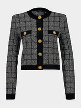 Balmain Black Light Tweed Cardigan