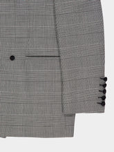 Balmain Black Oversized Prince of Wales Jacquard Jacket