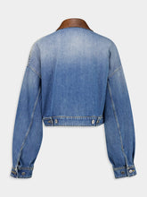 Prada Light Blue Cropped Denim Jacket